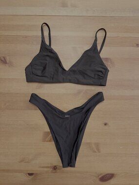 Quince Black Bikini NWOT